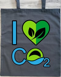 Image 2 of I Love CO2 Tote Bag - Global Awareness CO2 is Life - Fight the Narrative, Spread the Word about CO2