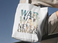 Image 4 of War Never Changes Tote Bag - Fallout Inspired Shoulder Bag