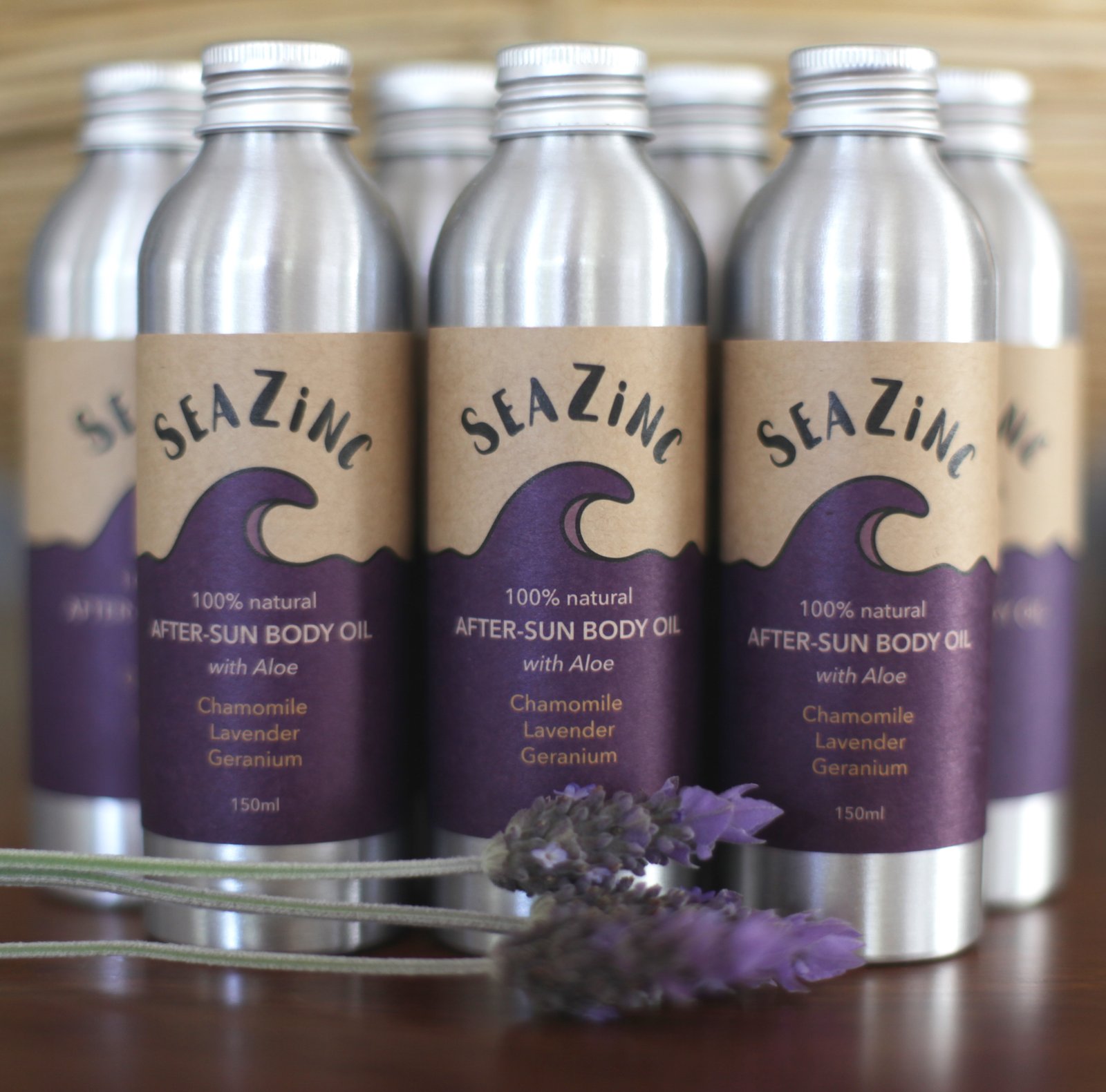 SeaZinc 100% natural After-sun Body Oil | SeaZinc.™️