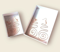 Image 3 of Spiral Maze Earrings