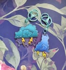 Image 2 of Stormy cat cloud keychains