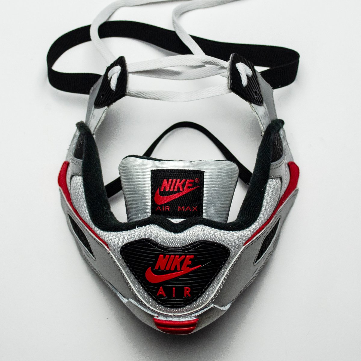 Image of AIR MASK SP - 90 - BLACK - SILVER - RED