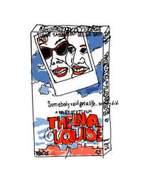 Image 3 of Thelma & Louise VHS drawing