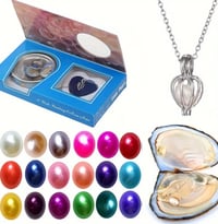 Image 1 of Freshwater Pearl Pendant Necklace 