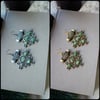 Hiddensee Crystal Earrings (Green Aventurine) - 3D printed *no metal!