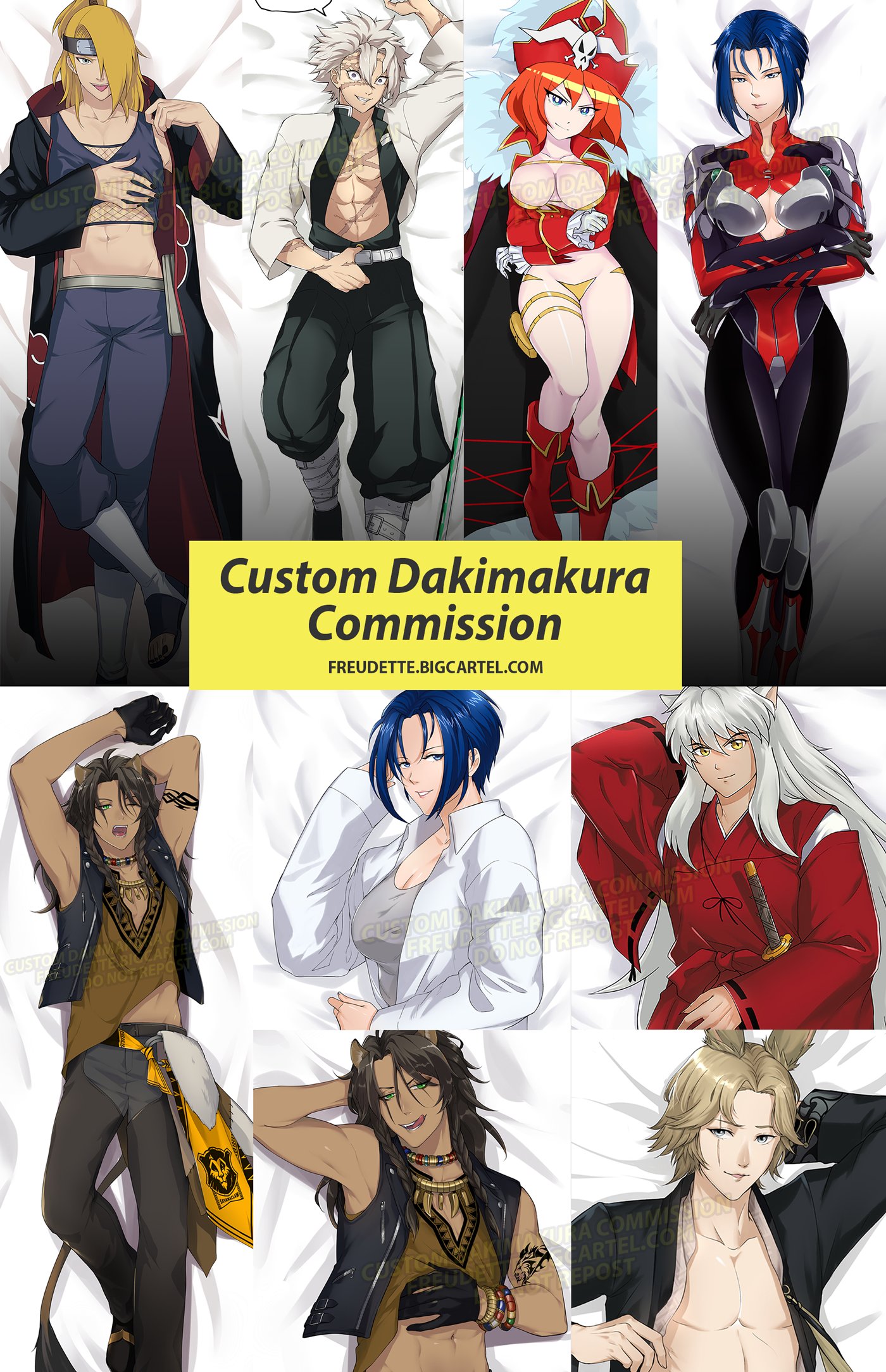 Custom Dakimakura Body Pillow