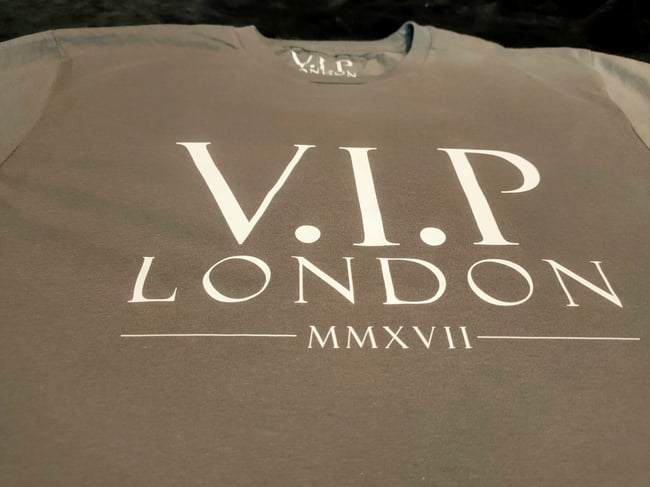V.I.P London with Roman Numerals 