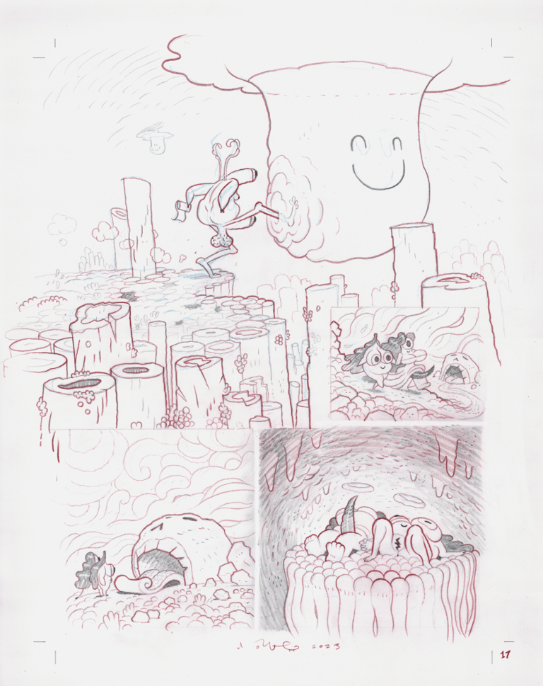 Yardstick's Worth part 1, page 17 (pencils)