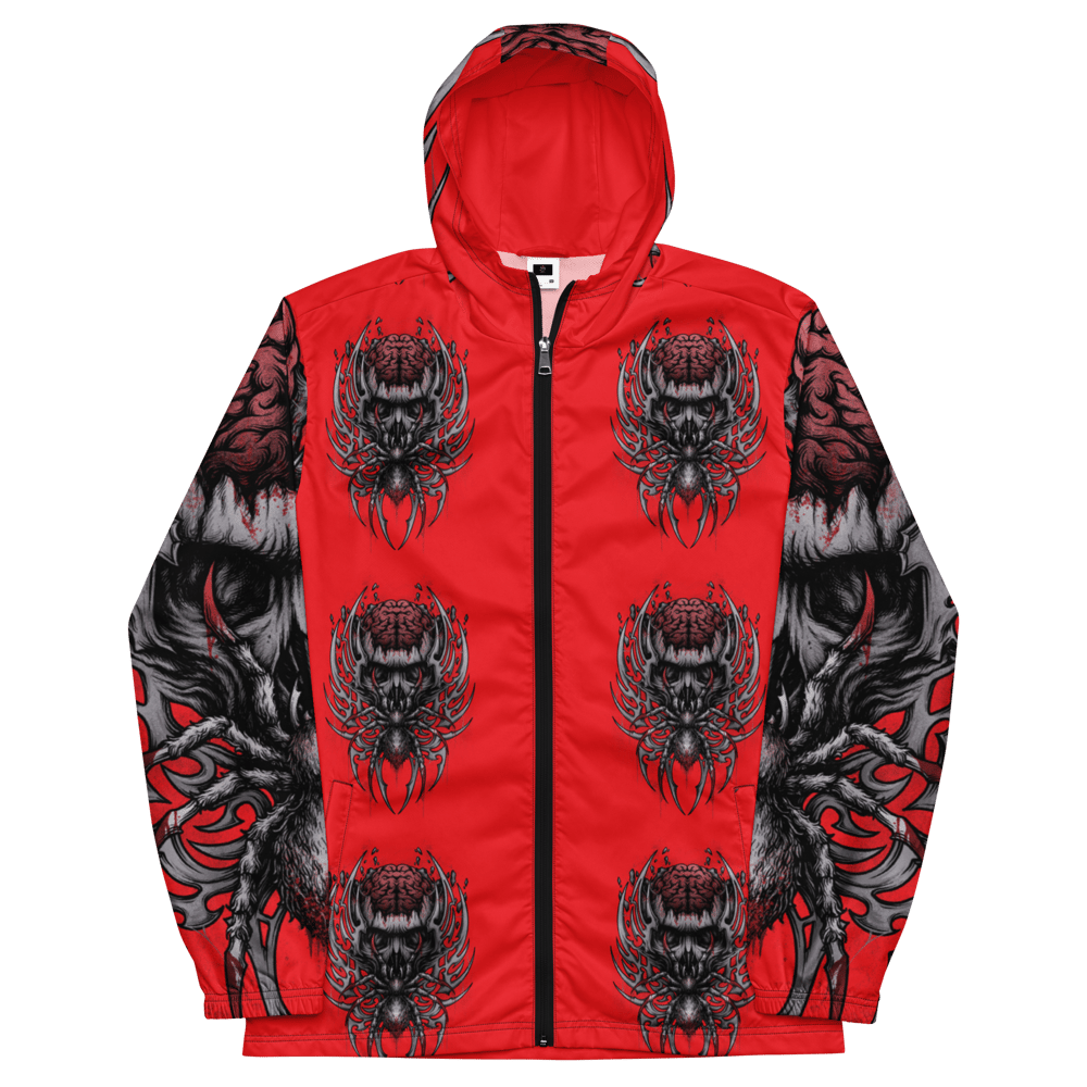 Image of Official Brainsick windbreaker Red
