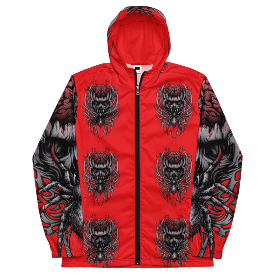 Image of Official Brainsick windbreaker Red