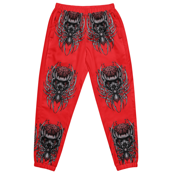 Image of Brainsick track pants Red