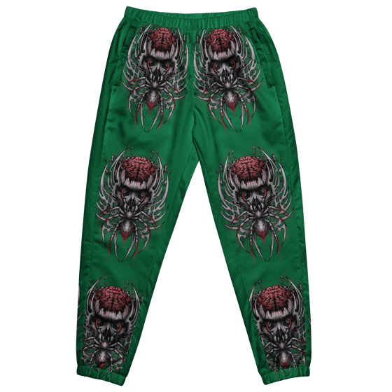 Image of Brainsick track pants Green