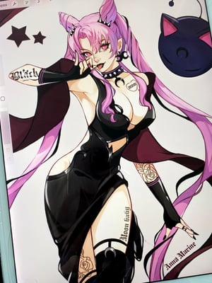 Image of Black lady (Chibiusa)