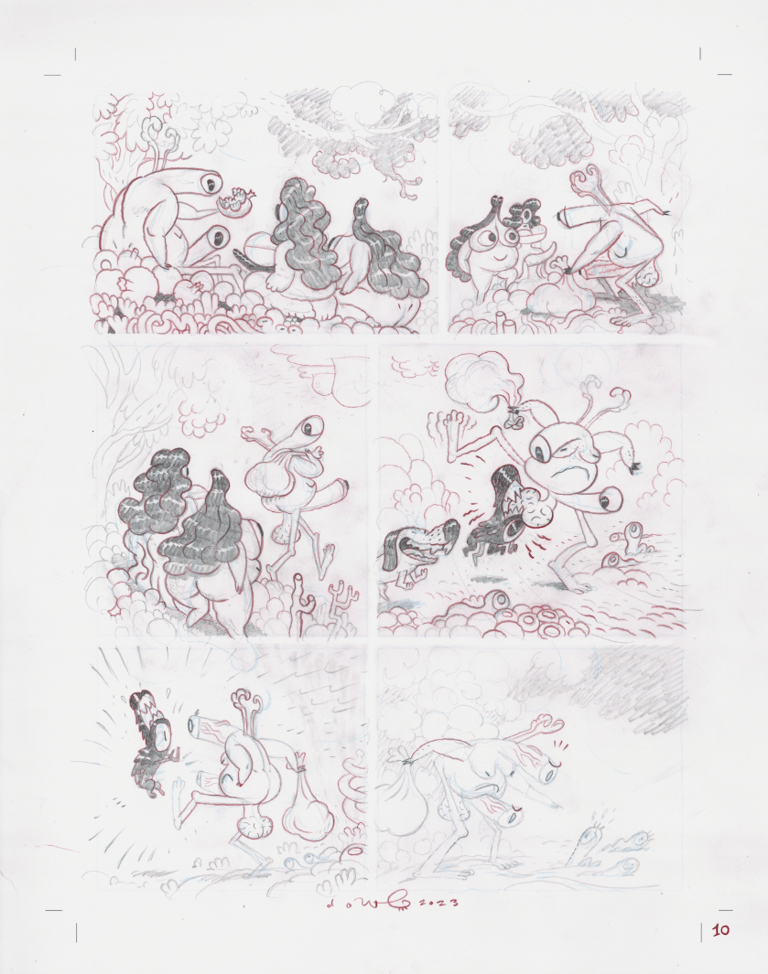 Yardstick's Worth part 1, page 10 (pencils)