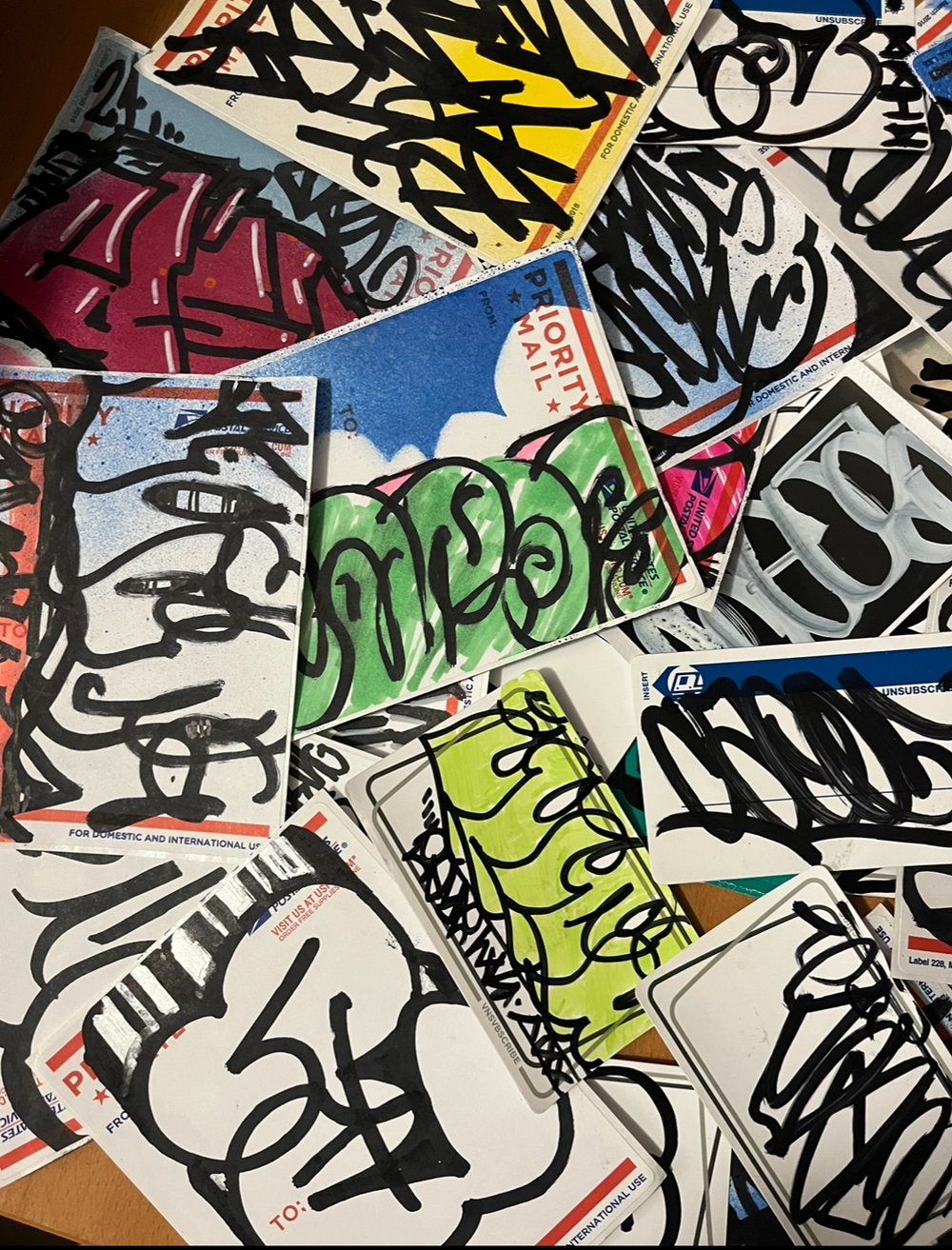 STICKER PACK OF MY STUFF ( A VARIETY OF MIXED MEDIA)