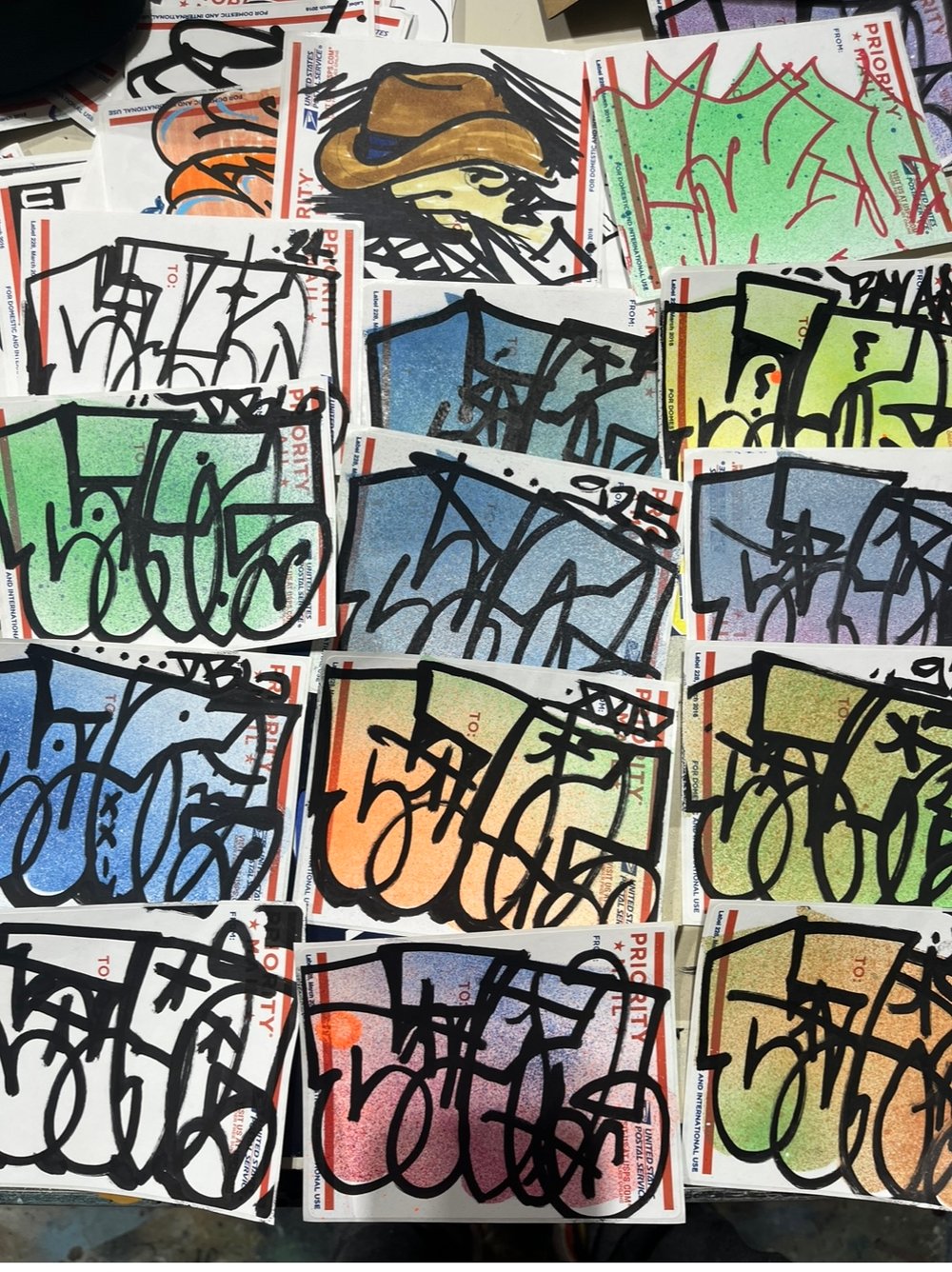 STICKER PACK OF MY STUFF ( A VARIETY OF MIXED MEDIA)