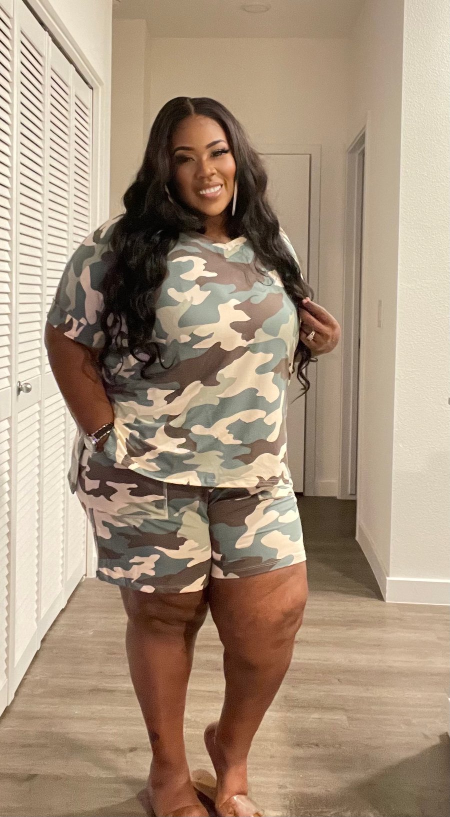 Image of  3PACK PLUS SIZE CAMOUFLAGE 2-PIECE SHORT SET-06