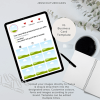 IG BUSINESS CARD TEMPLATE