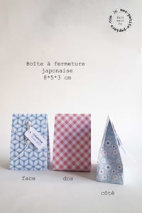 Image 2 of Boites à dragées à fermeture japonaise (sur commande)