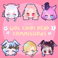 Image 1 of WoL Chibi head comission