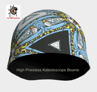 Image 2 of 'High Priestess Kaleidoscope' Beanie Cap