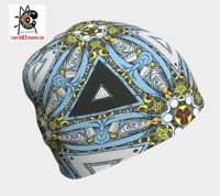 Image 1 of 'High Priestess Kaleidoscope' Beanie Cap