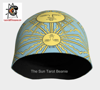 Image 2 of 'The Sun' Tarot Happy Beanie