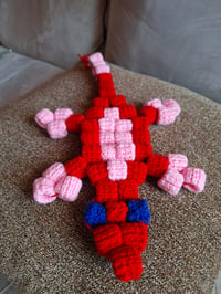 Image 3 of Beaded Lizard Plushie Knitted 