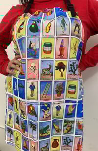 Image 2 of Mexican Loteria Apron Mandil
