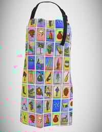 Image 1 of Mexican Loteria Apron Mandil