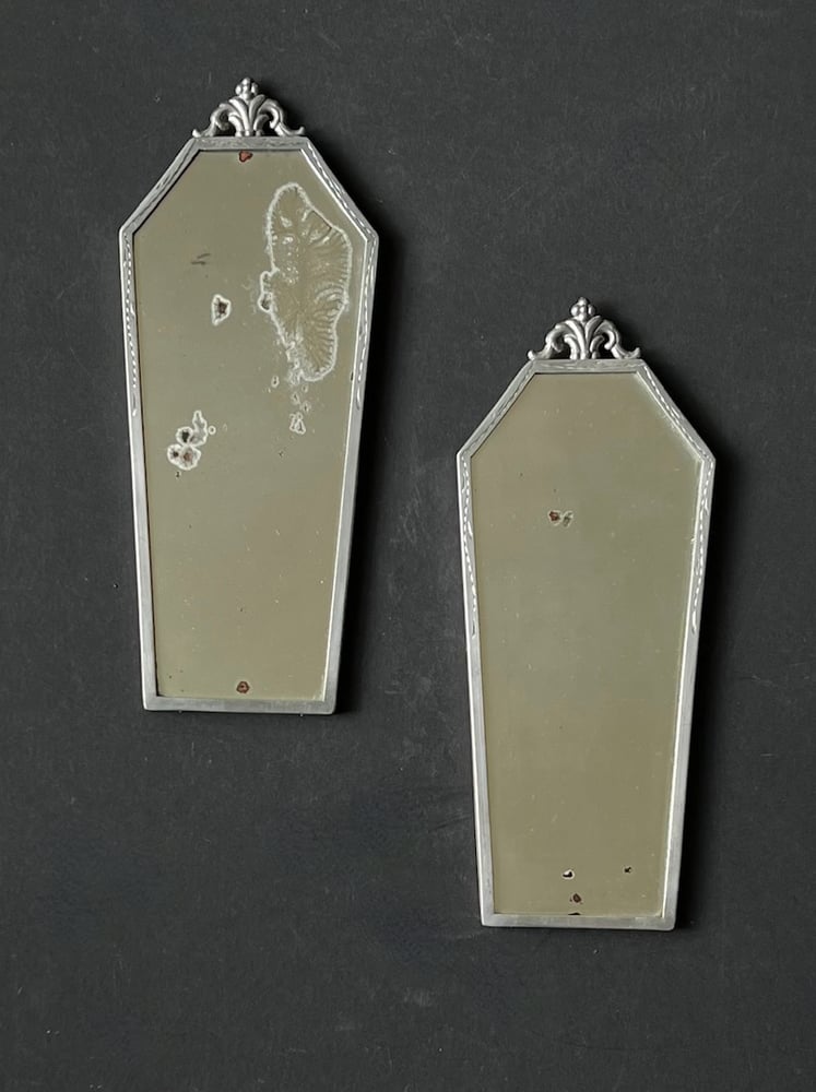 Image of Pair of Petite Wall Mirrors, Sweden