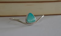 Image 2 of Turquoise Wave Cuff Bracelet