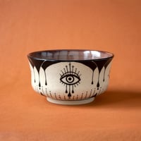 Image 1 of Art Deco Eyes - Handmade Ceramic Bowl