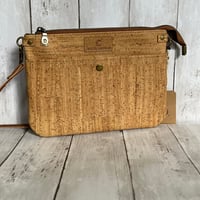 Image 1 of Callisto Crossbody Bag with Adjustable Strap - Natural Eco Luxe