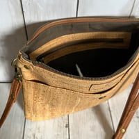Image 4 of Callisto Crossbody Bag with Adjustable Strap - Natural Eco Luxe