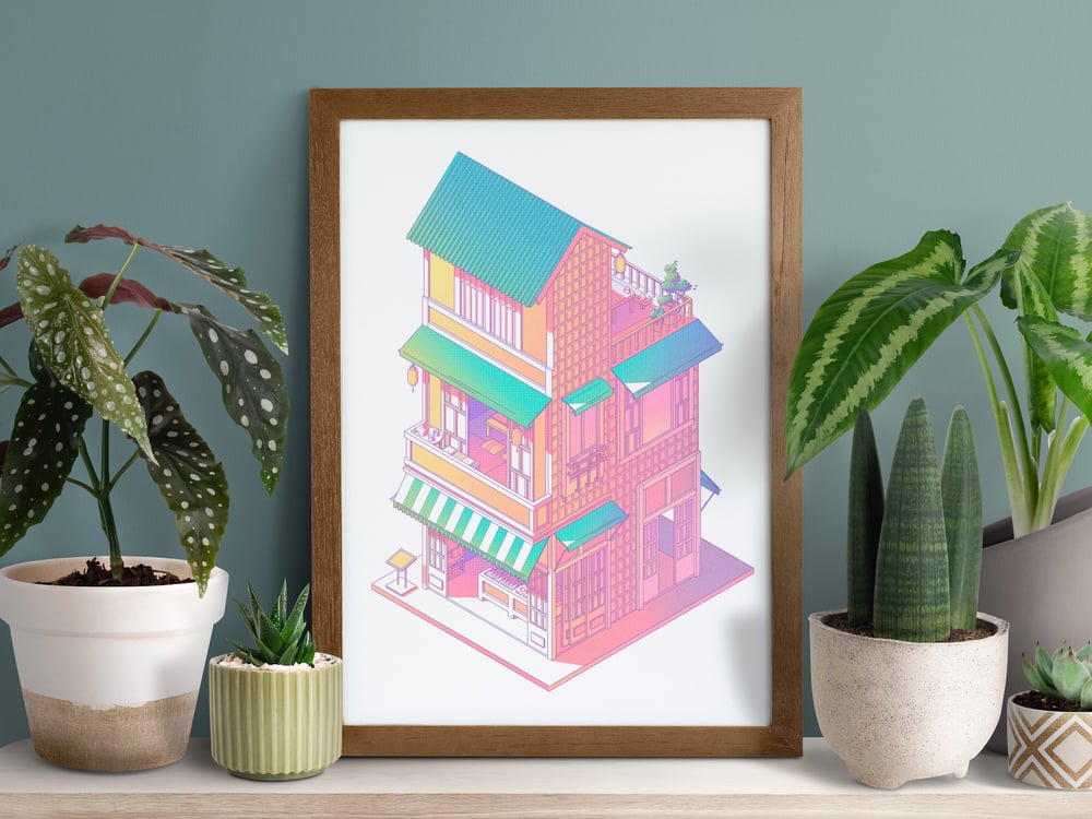 Gwangju Storefront Print