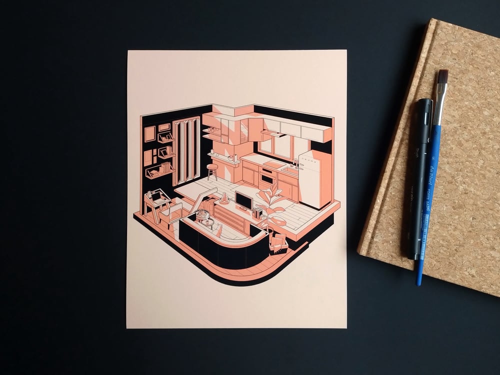 Cosy Studio Print