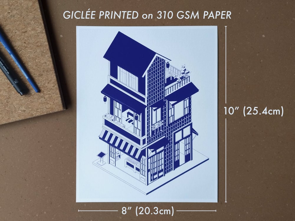 Graphic Gwangju Storefront Print