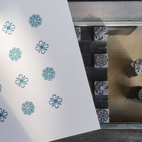 Image 2 of LETTERPRESS GREETINGS CARDS ~ FLOWERS ~ SINGLES OR SET OF FOUR