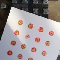 Image 3 of LETTERPRESS GREETINGS CARDS ~ FLOWERS ~ SINGLES OR SET OF FOUR