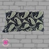 Green fish paisley snood