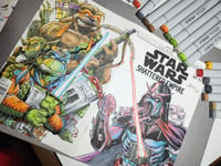 Image of TMNT/star wars sketch cover