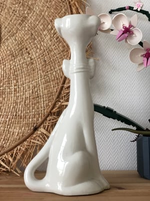Vase Chien Vintage