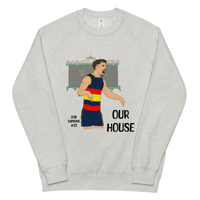 Image 1 of Our House Unisex Raglan Sweatshirt