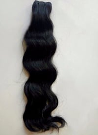 Image 3 of 100G Pure Raw  Vietnamese  Wavy /straight healthy  Virgin hair bundles, up to 100 inches 