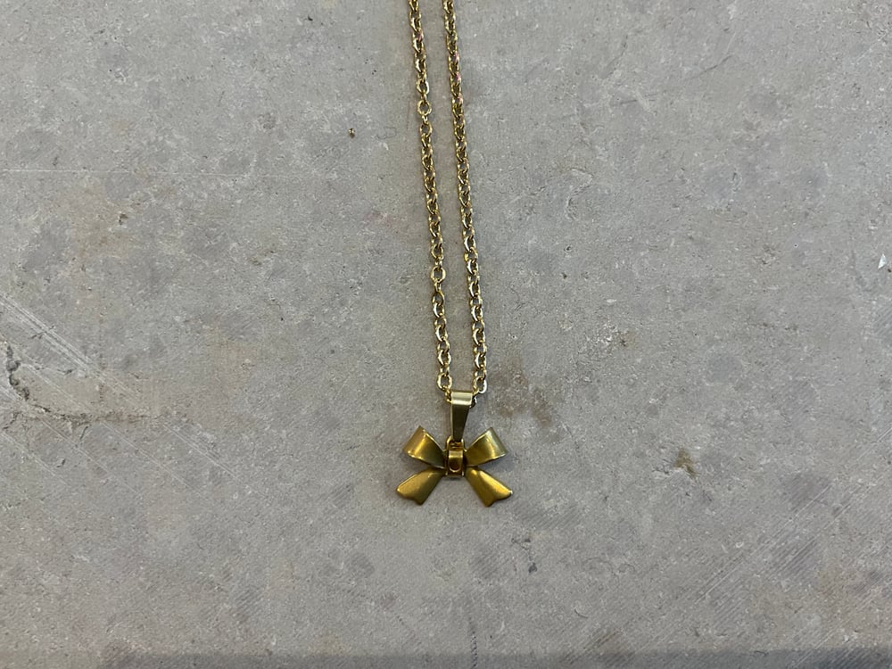 Bows necklace 