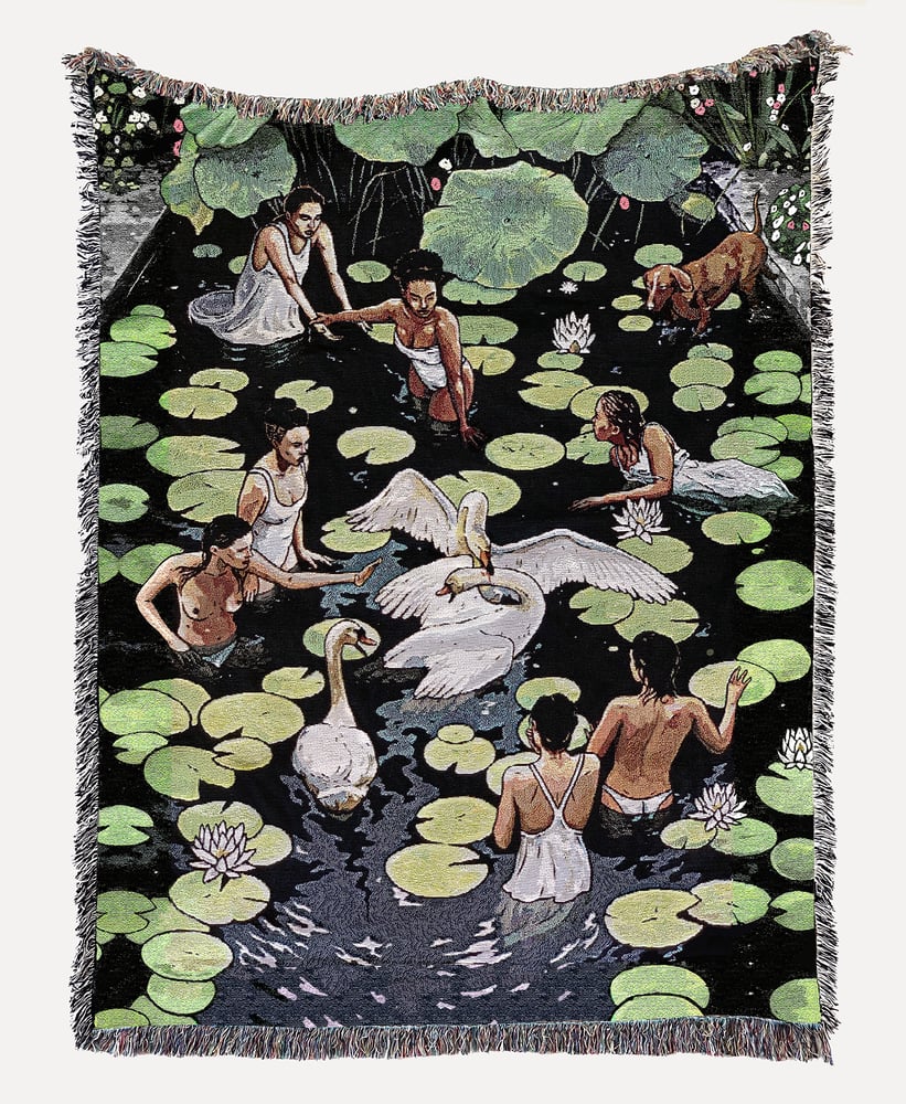 Image of 'POND' Blanket