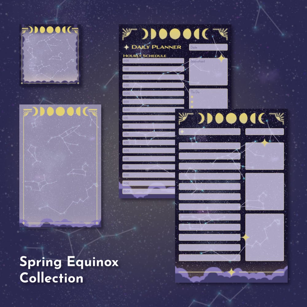 Image of Spring Equinox Notepad Pre-Order