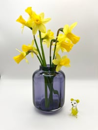 Image 1 of Dartington Glass Purple Mini Vase