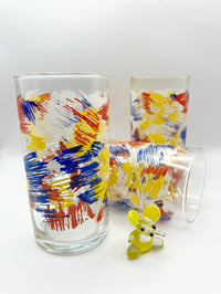 Image 3 of Set of Splash Pattern High Ball Glasses